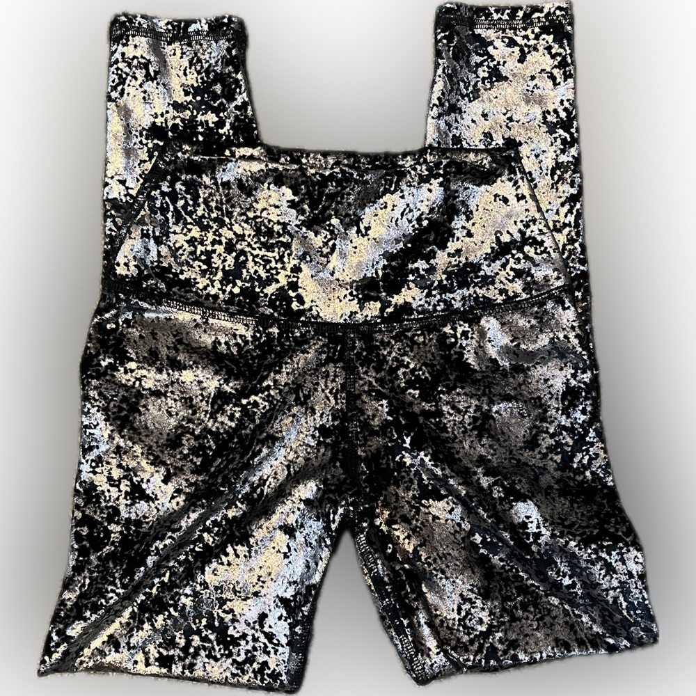 Jala Black Splatter Chill Yoga Pant size S